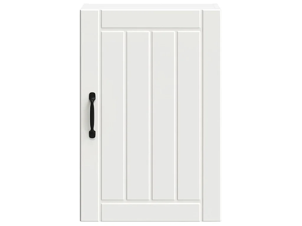 Armoire murale de cuisine Lucca blanc bois d'ingénierie
