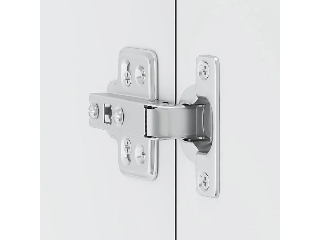 Armoire murale de cuisine Porto noir bois d'ingénierie