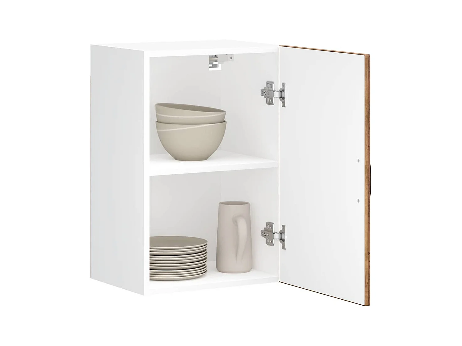 Armoire murale de cuisine Lucca vieux bois bois ingénierie