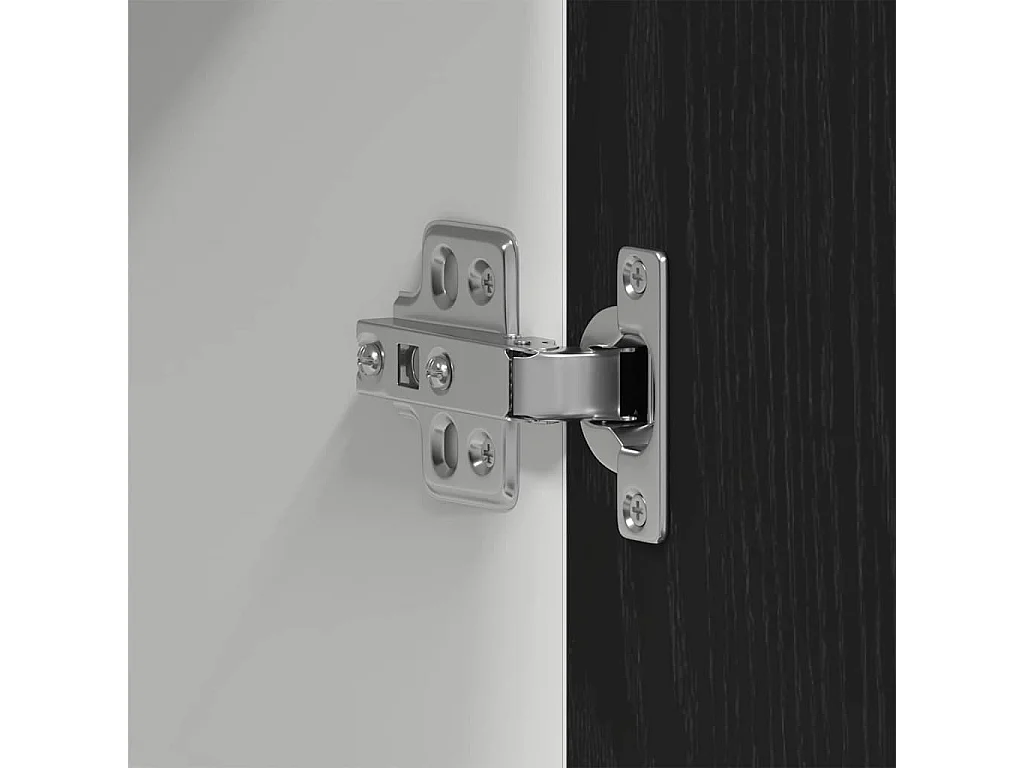 Armoire suspendue Chêne noir 60 x 31 x 60 cm Bois d'ingénierie