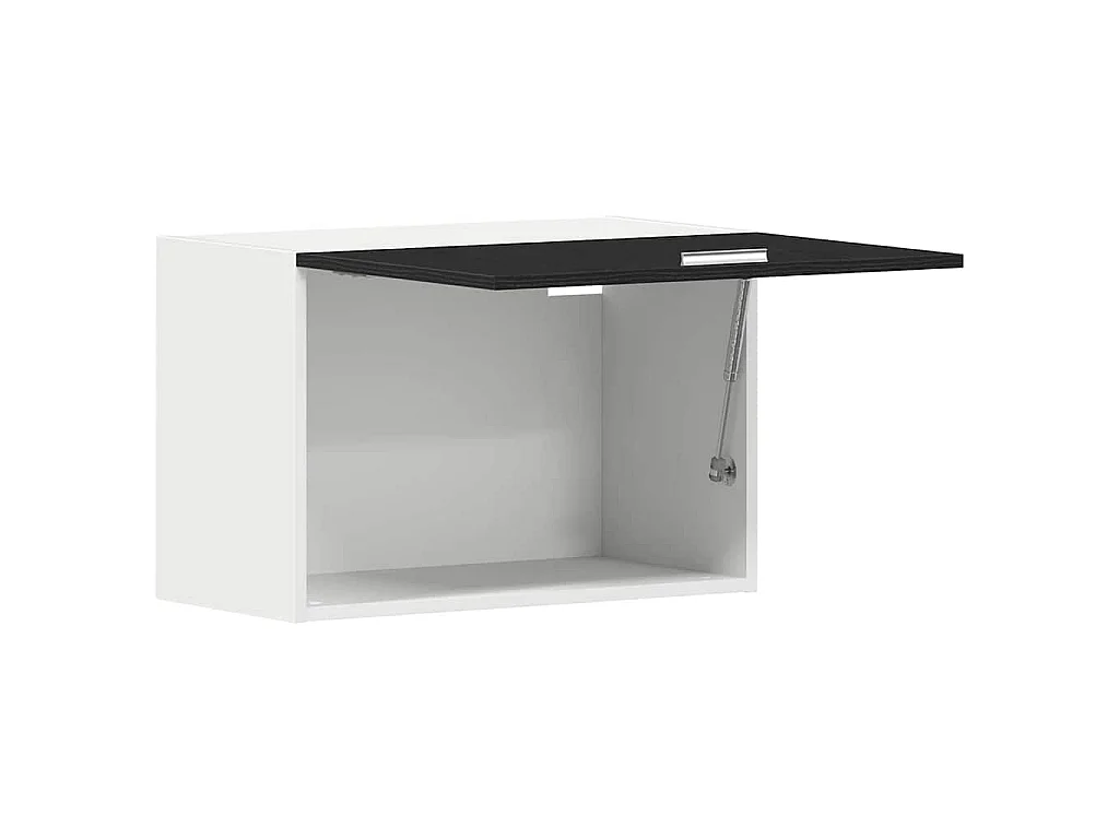 Armoire suspendue Montage mural Lyon Chêne noir 60 x 31 x 40 cm