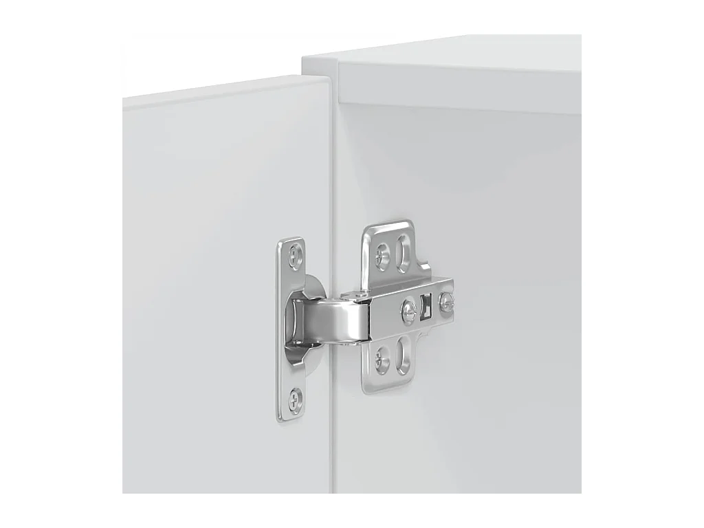 Herdumbauschränke 2 Stk. Lucca Weiß Holzwerkstoff