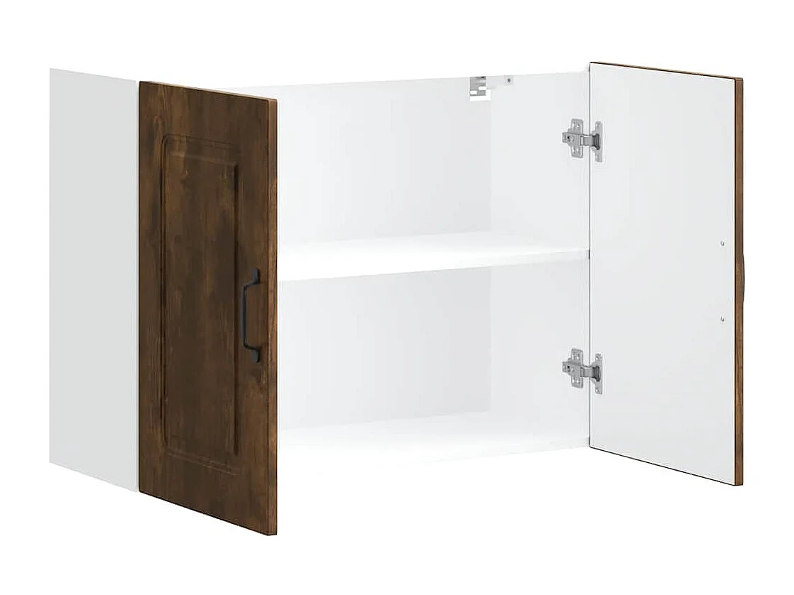 Armoire murale de cuisine Kalmar chêne fumé bois d'ingénierie