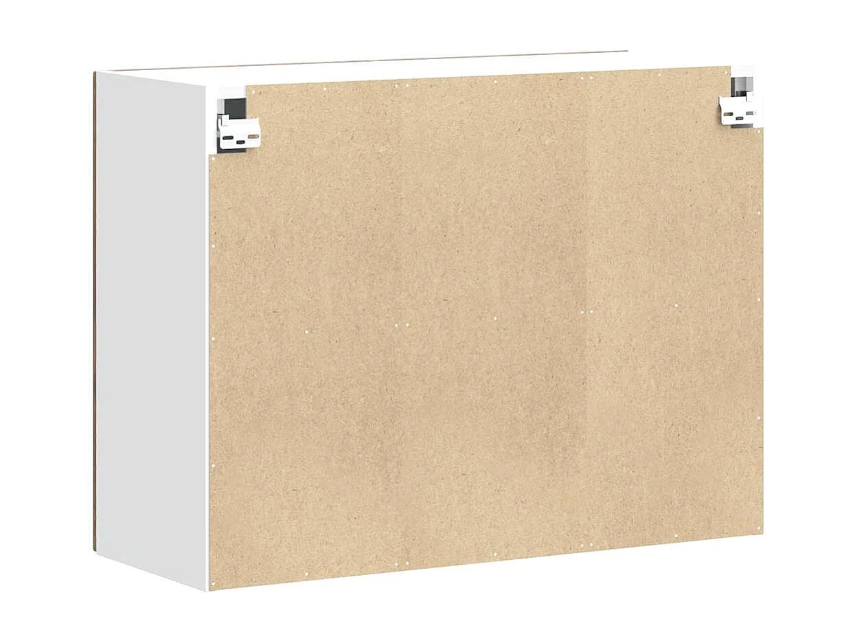 Armoire murale de cuisine Kalmar chêne fumé bois d'ingénierie