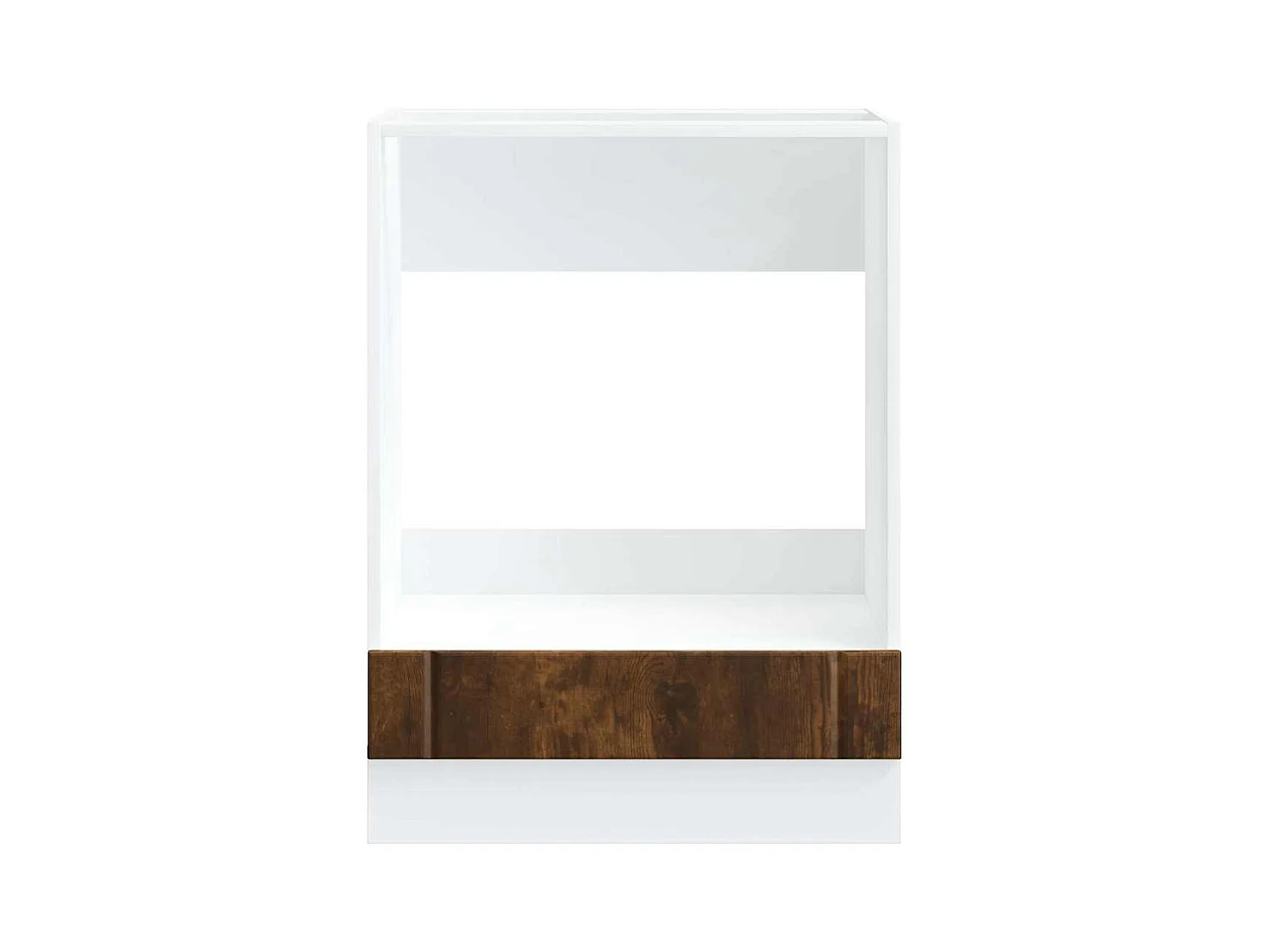 Armário Forno Lucca derivados de madeira carvalho fumado