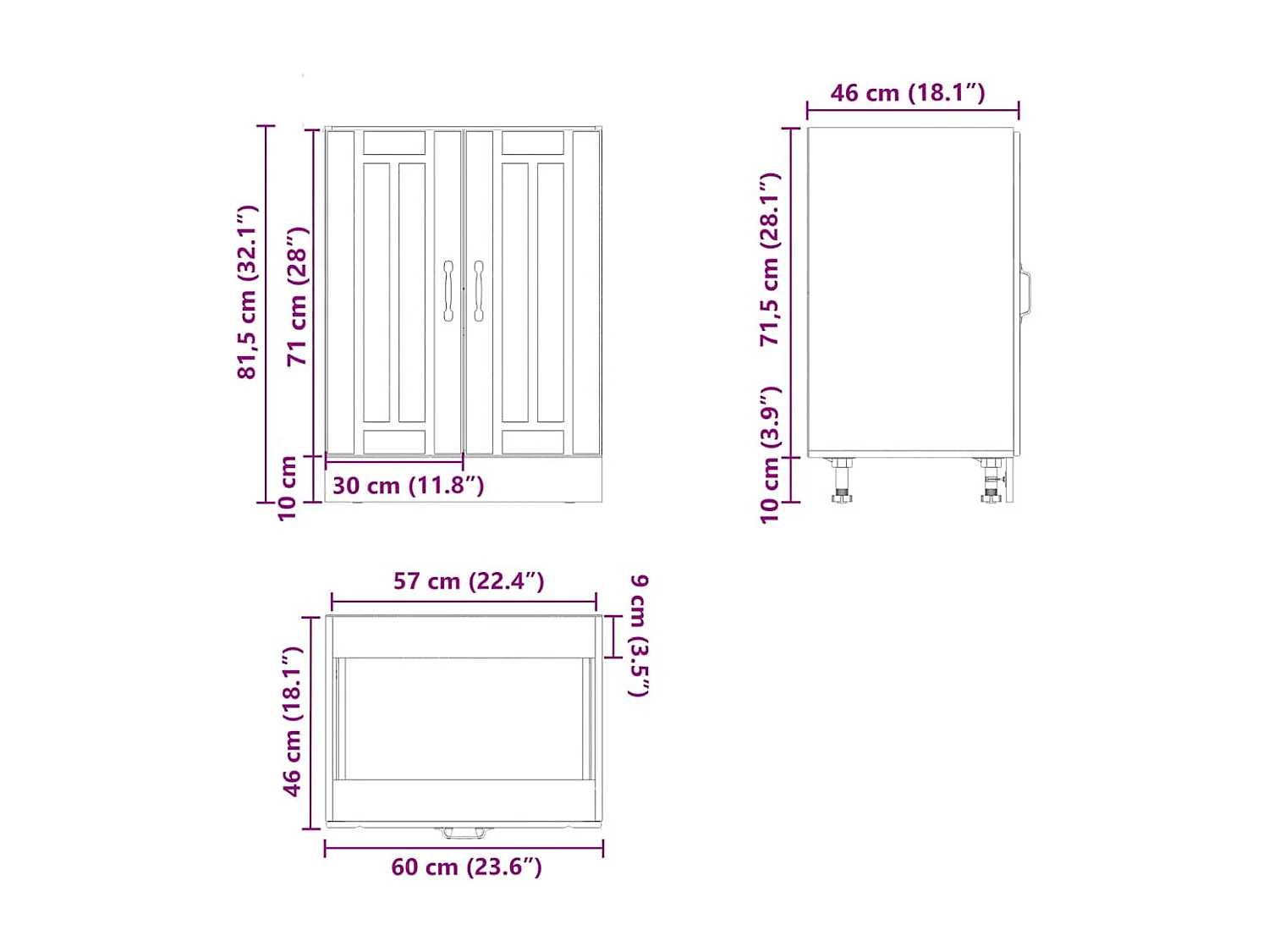 Meuble de base de lavabo Lucca chêne sonoma bois d'ingénierie