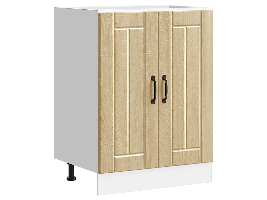 Mobile Base Lavello Lucca Rovere Sonoma in Legno Multistrato