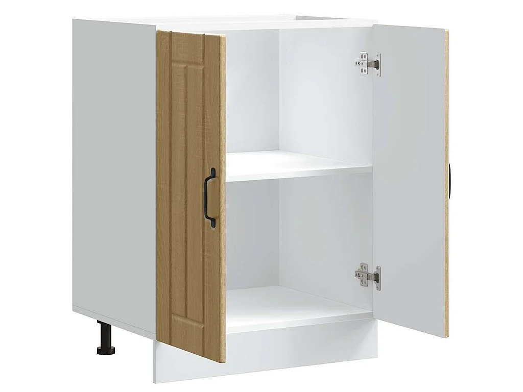 Mobile Base Lavello Lucca Rovere Sonoma in Legno Multistrato