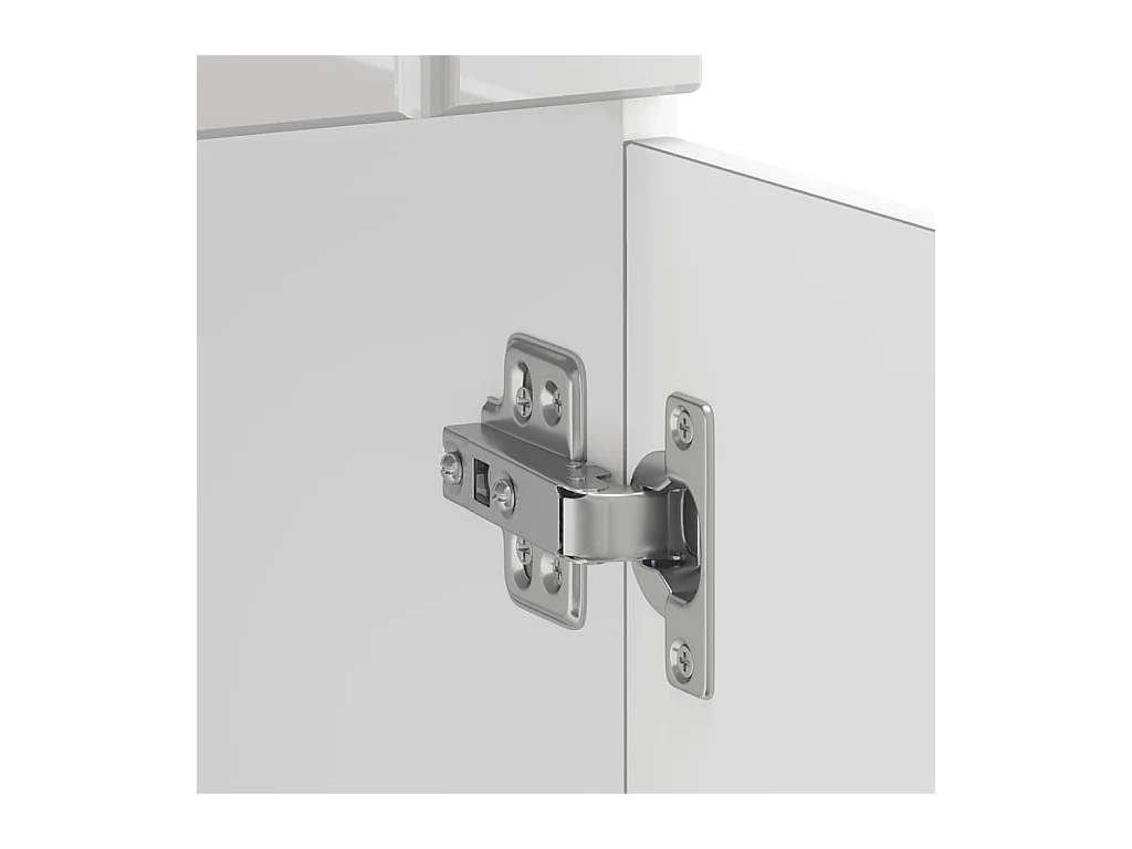 Base da Cucina Lucca Bianco Lucido in Legno Multistrato