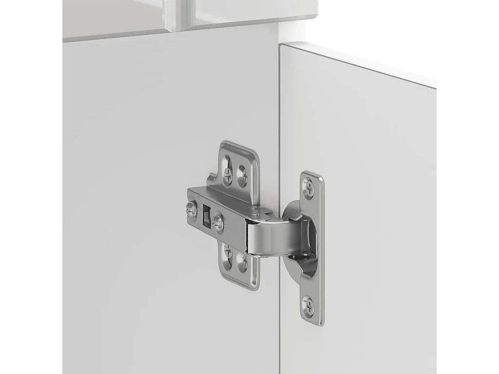 Base da Cucina Lucca Bianco Lucido in Legno Multistrato