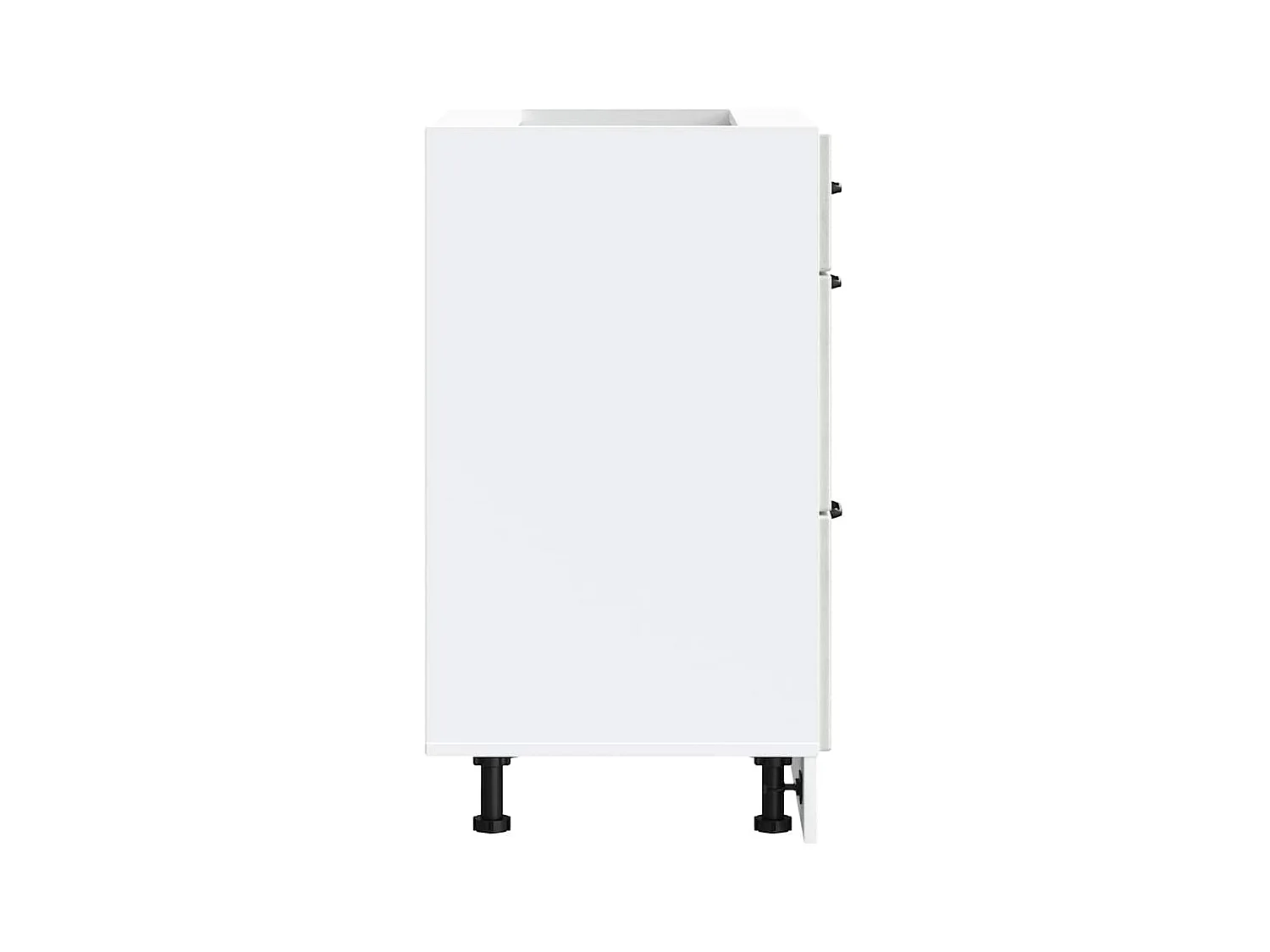 Küchenunterschrank Kalmar Betongrau Holzwerkstoff