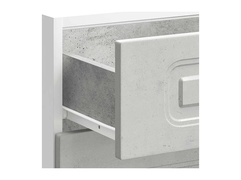 Küchenunterschrank Kalmar Betongrau Holzwerkstoff