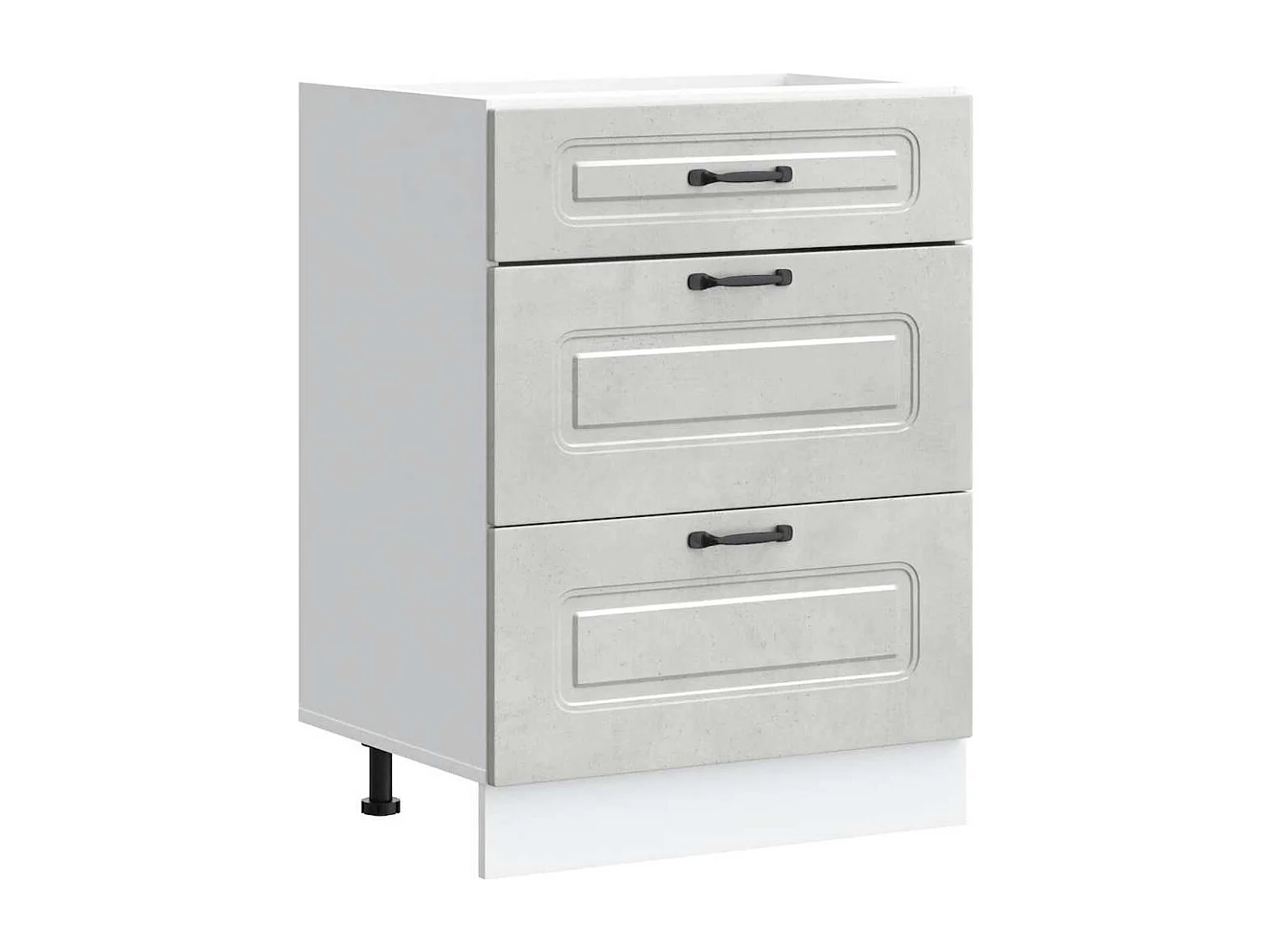 Base da Cucina Kalmar Grigio Cemento in Legno Multistrato