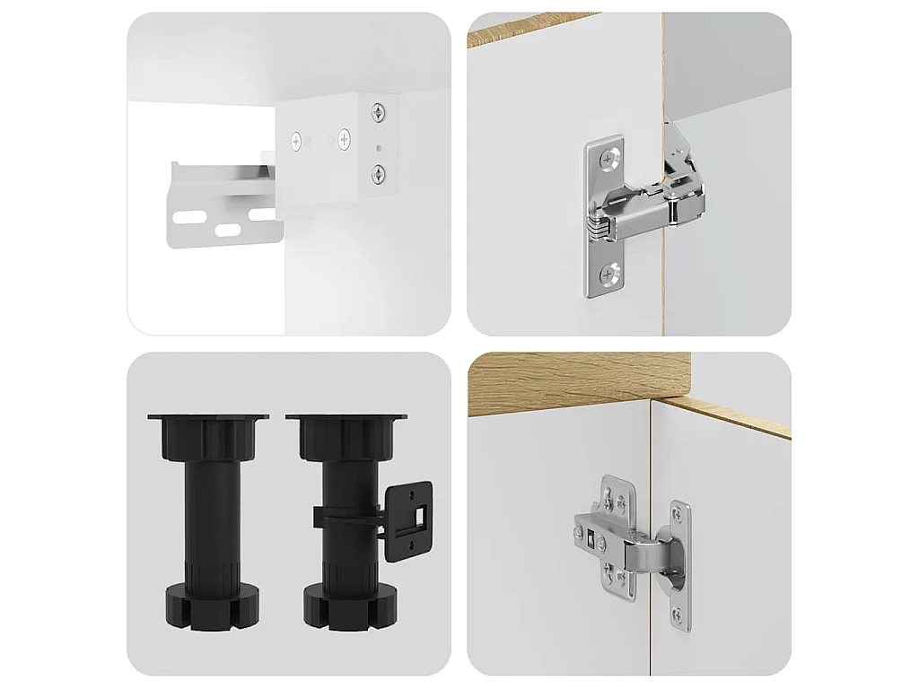 Set Mobili da Cucina 11 pz Kalmar Rovere Sonoma in Truciolato