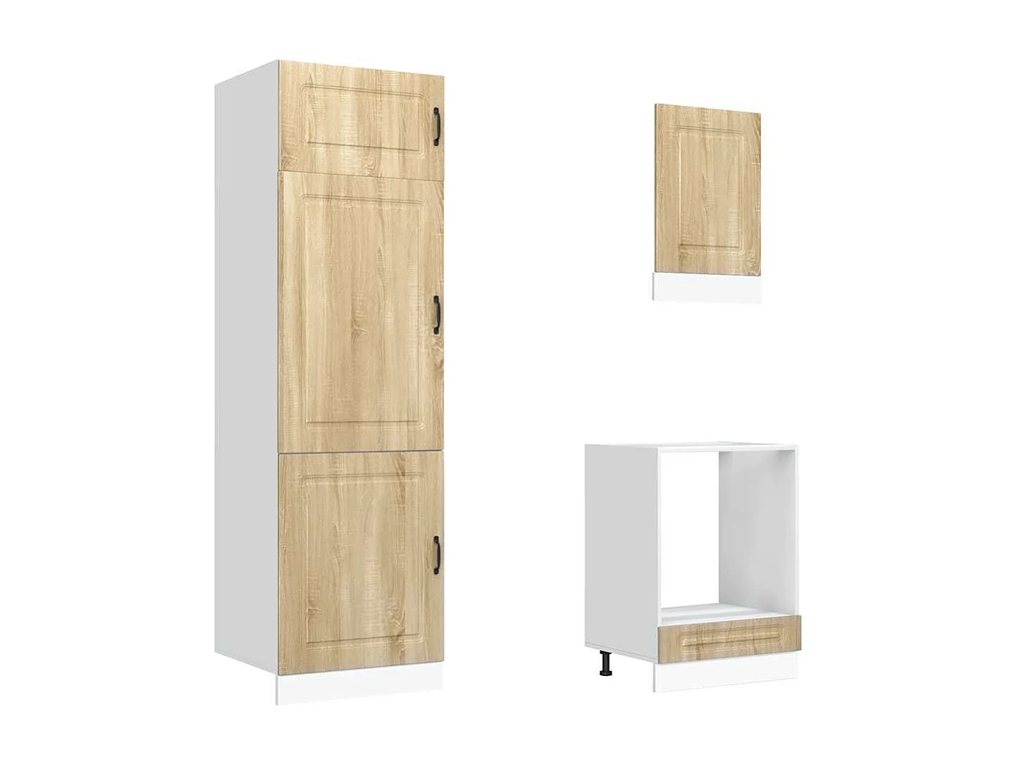 7-tlg. Küchenschrank-Set Kalmar Sonoma-Eiche Holzwerkstoff