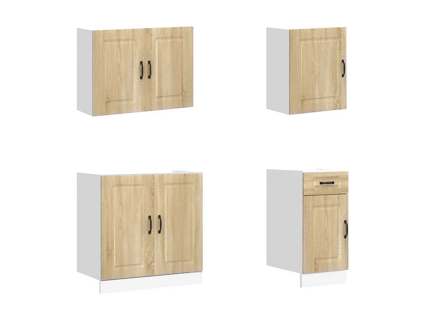 Ensemble d'armoires de cuisine 7 pcs Kalmar bois d'ingénierie