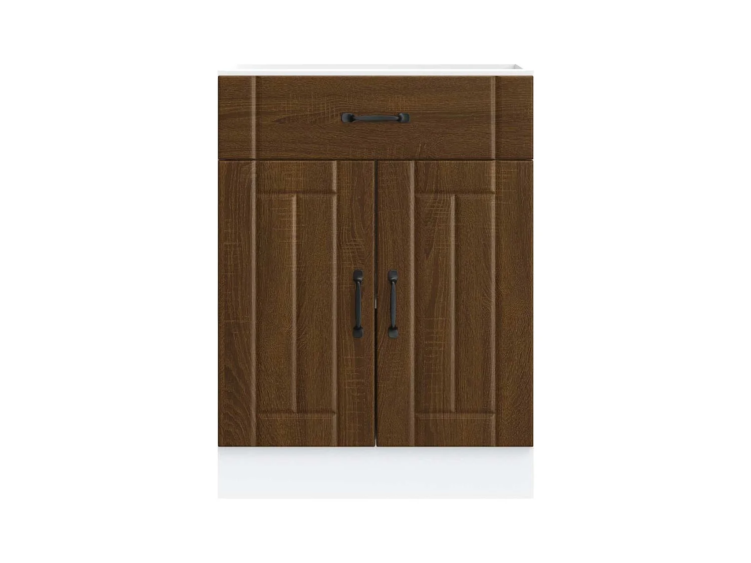 Armoire de cuisine Lucca chêne marron bois ingénierie