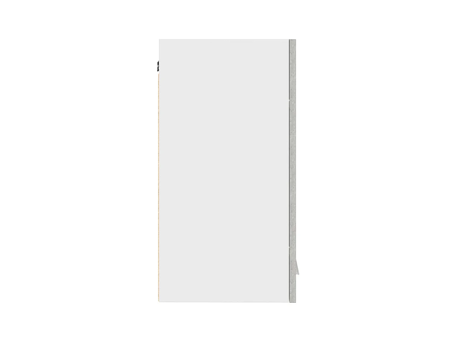 Armoire murale cuisine gris béton 60x31x60 cm bois d'ingénierie