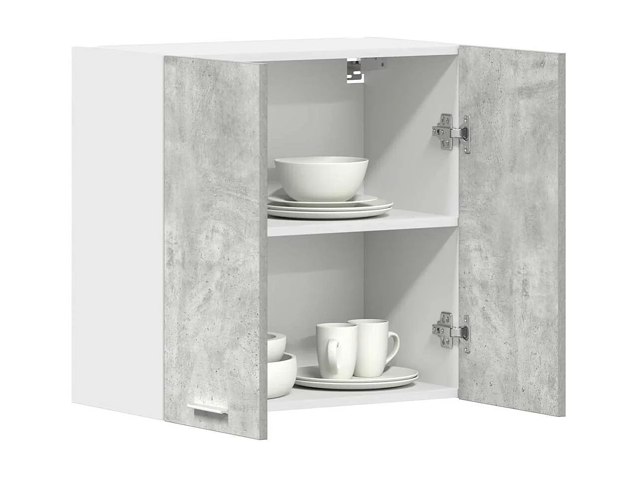 Keukenbovenkast 60x31x60 cm spaanplaat betongrijs