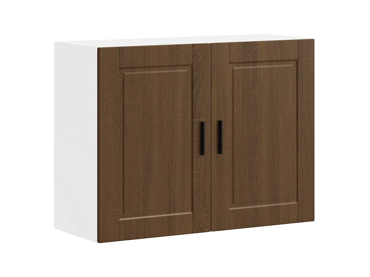 Armario de pared cocina Porto madera ingeniería roble marrón