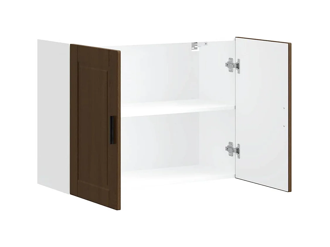 Armario de pared cocina Porto madera ingeniería roble marrón