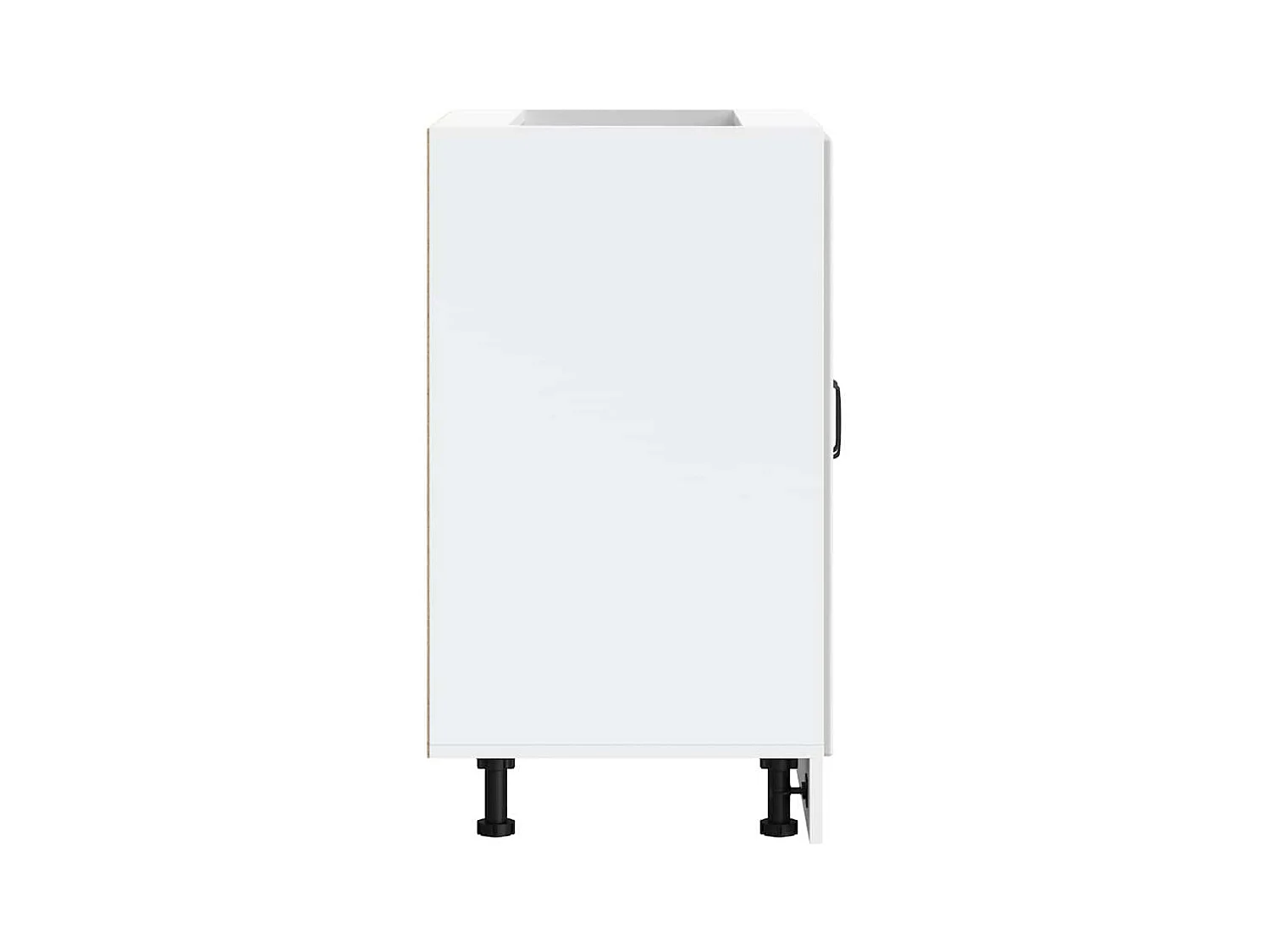 Armário baixo lavatório Lucca deriv. madeira branco brilhante