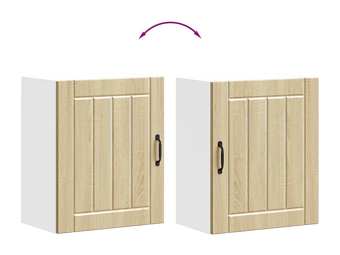 Pensile da Cucina Lucca Rovere Sonoma in Legno Multistrato