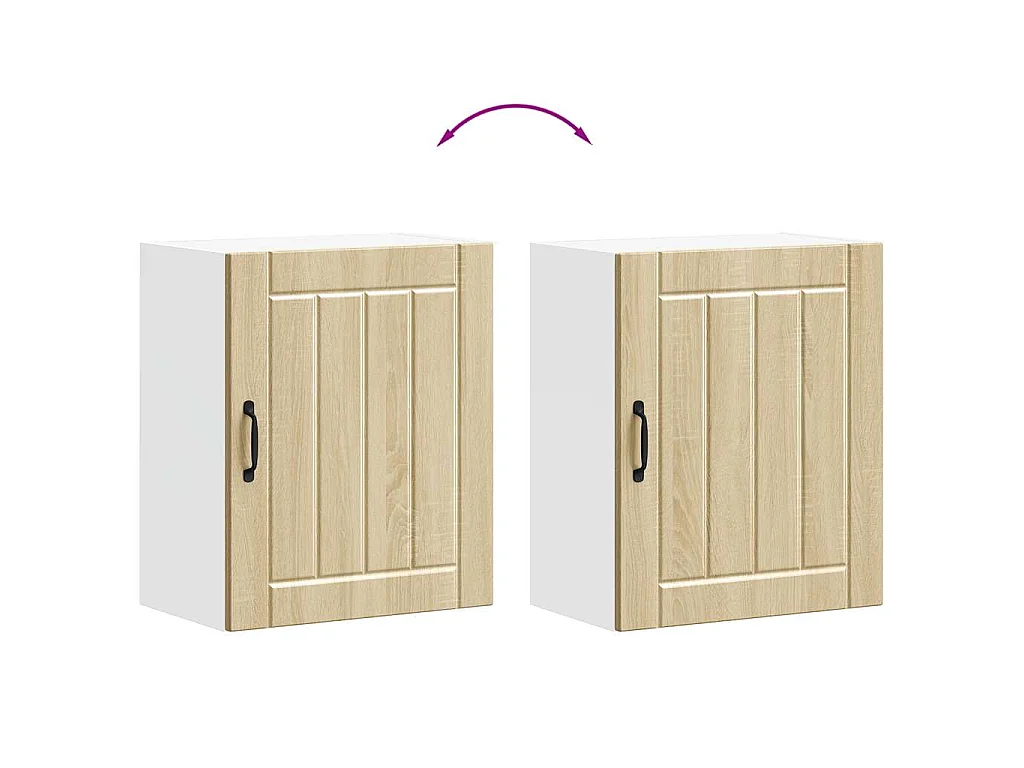 Pensile da Cucina Lucca Rovere Sonoma in Legno Multistrato