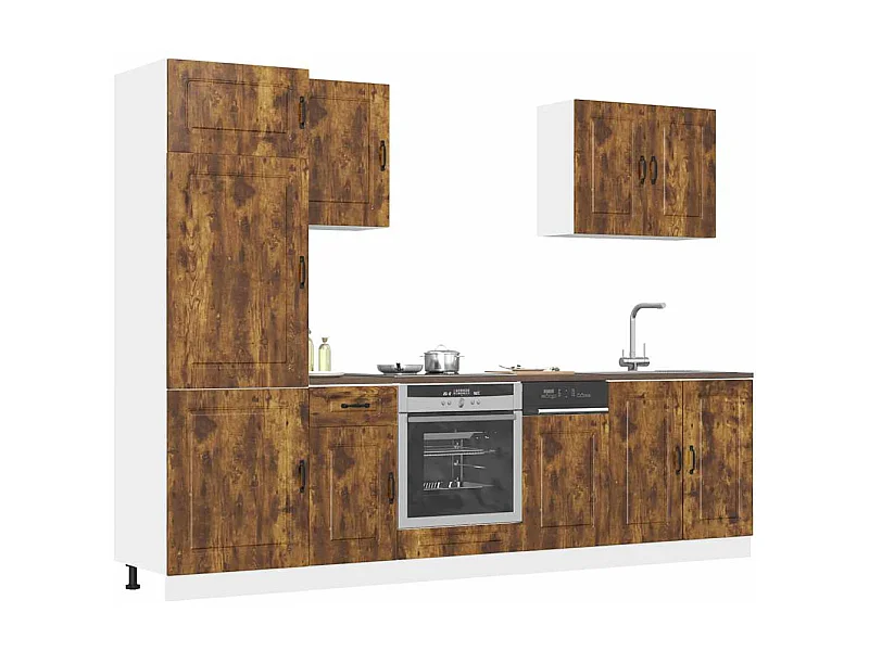 Ensemble d'armoires de cuisine 7 pcs Kalmar bois d'ingénierie