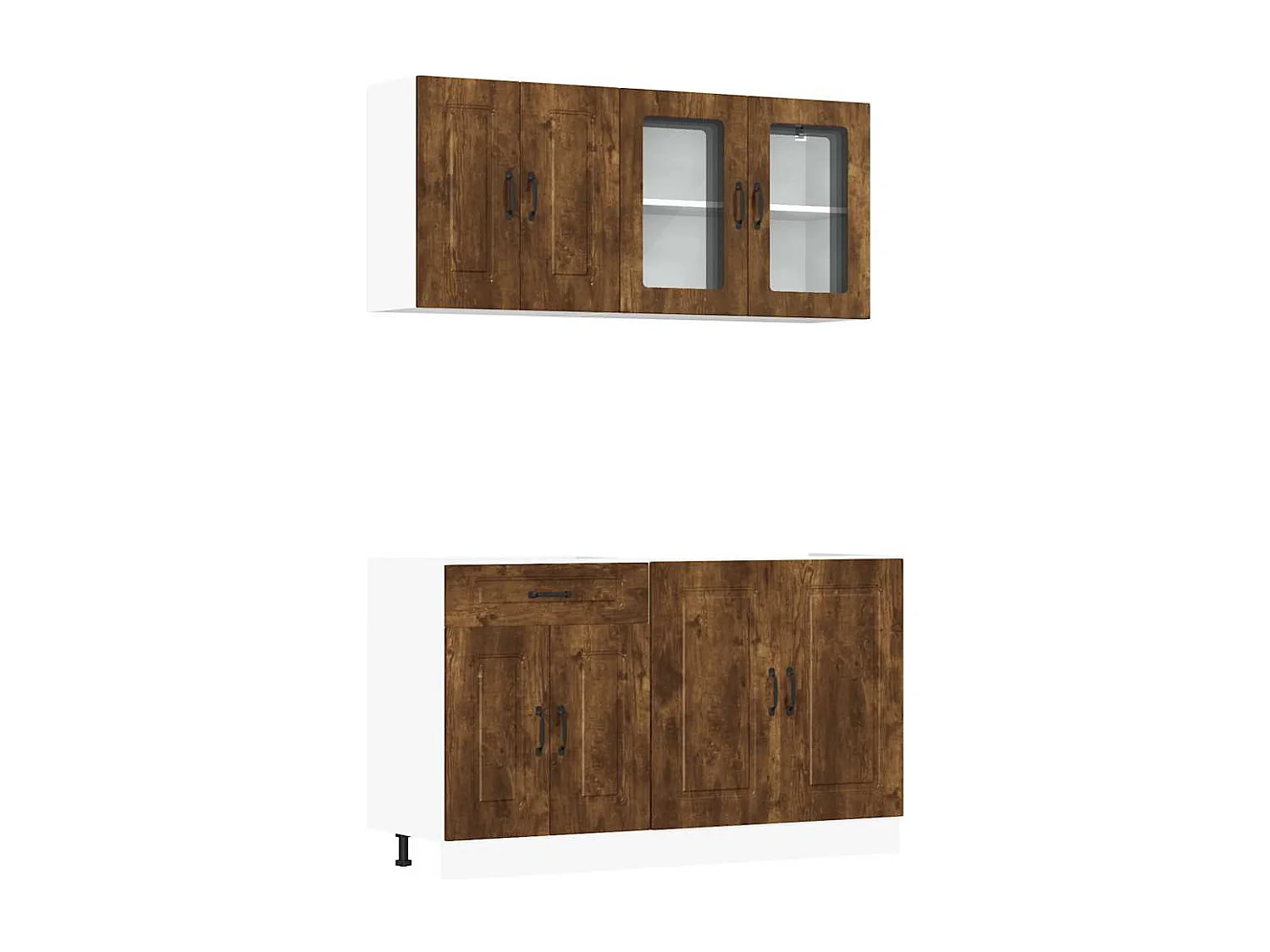 Ensemble d'armoires de cuisine 4 pcs Kalmar bois d'ingénierie