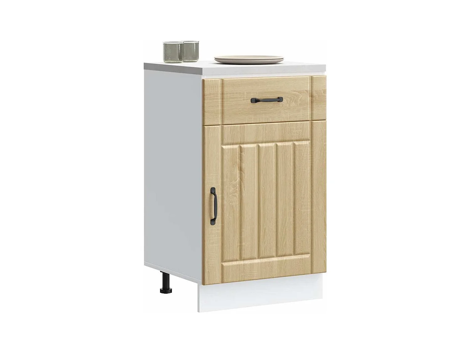 Base da Cucina Lucca Rovere Sonoma in Legno Multistrato