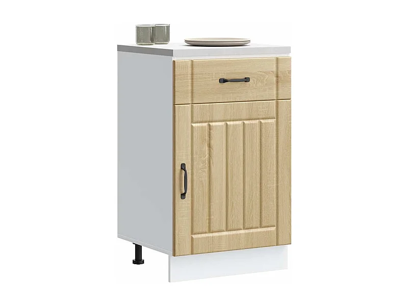 Armoire de cuisine Lucca chêne sonoma bois ingénierie