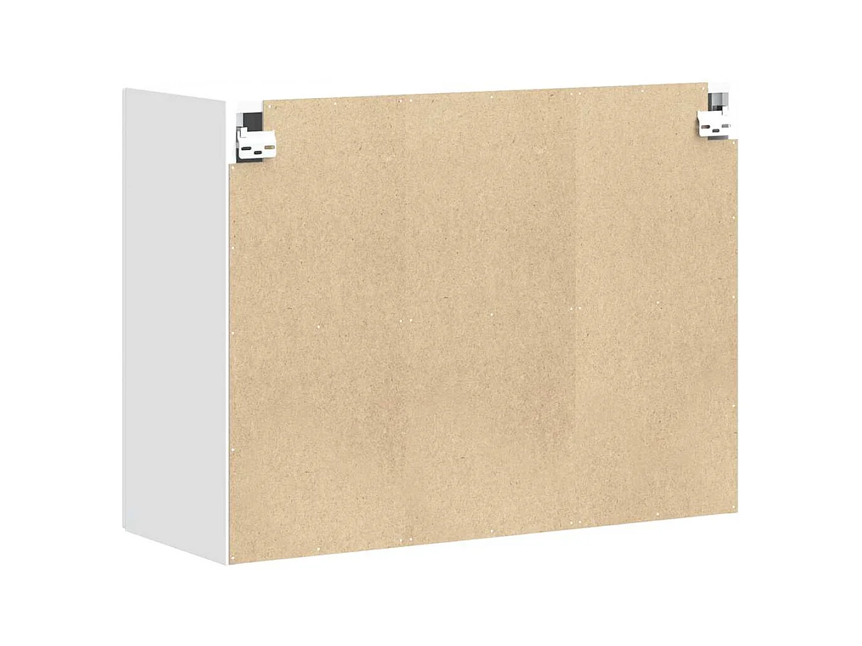 Armário de parede da cozinha Lucca derivados de madeira branco