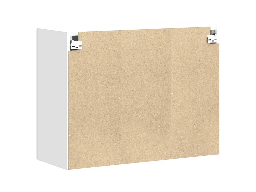 Armário de parede da cozinha Lucca derivados de madeira branco