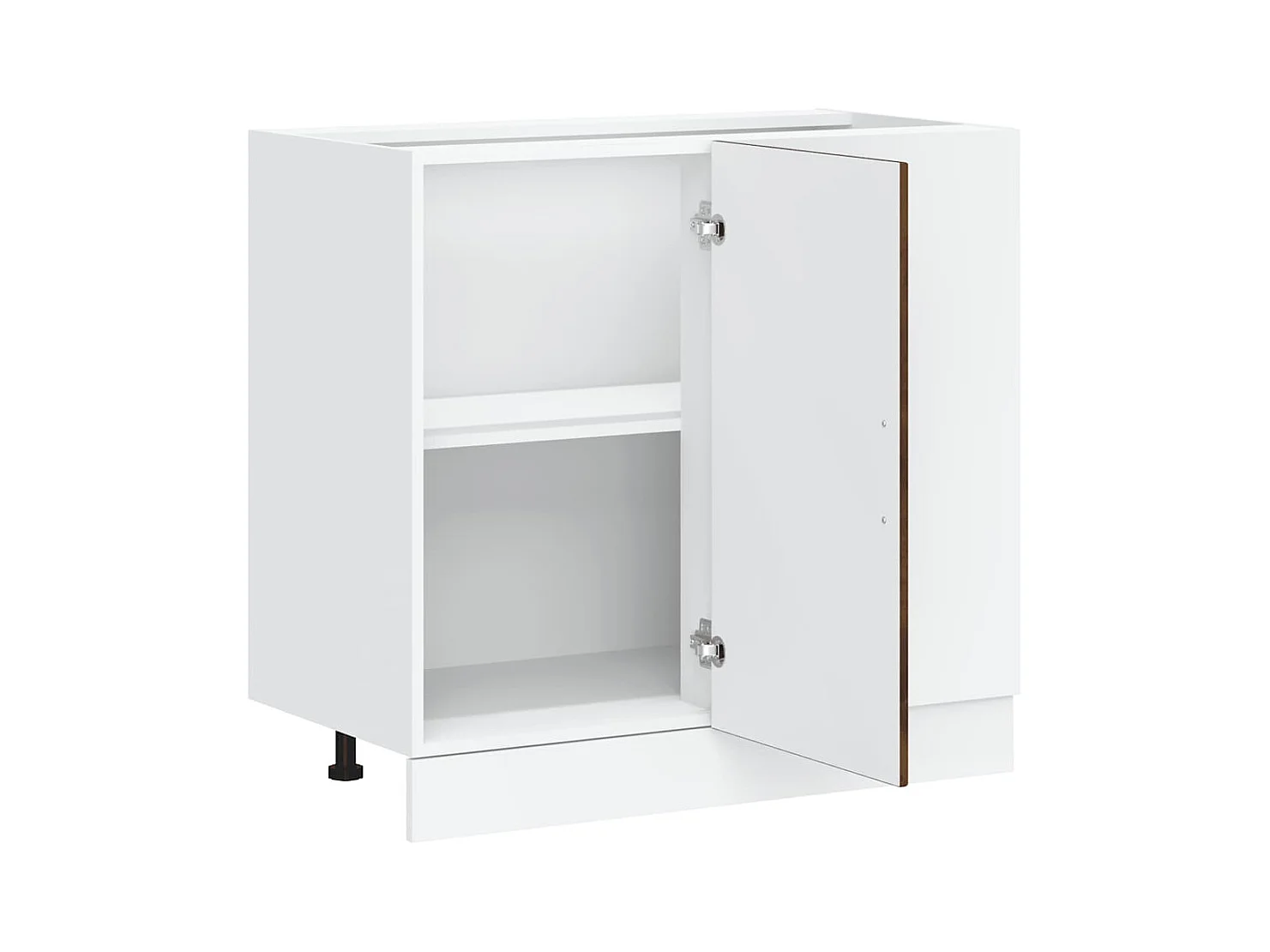 Meuble bas de cuisine Lucca chêne fumé bois d'ingénierie