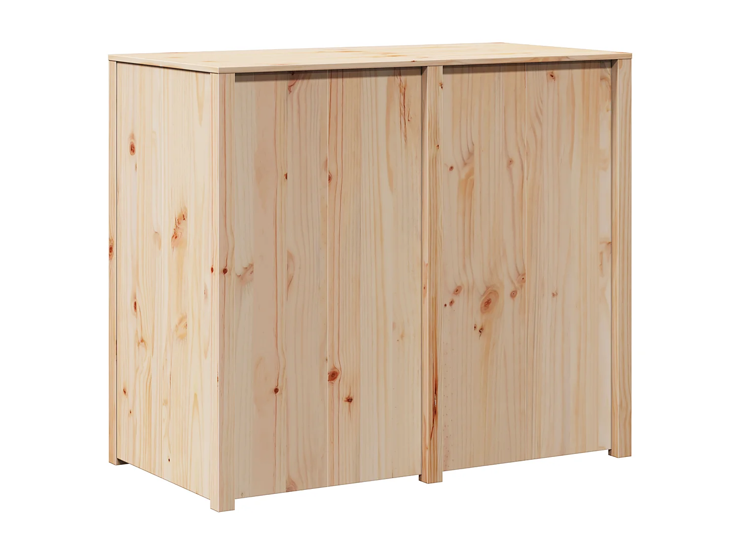 Keukenkast met plank MEPPEL Bruin Eiken 106 x 55 x 92 cm