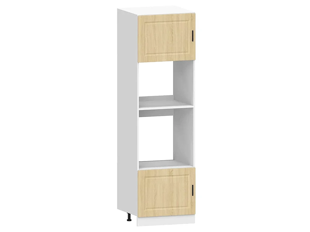 Set Mobili da Cucina 7 pz Porto Rovere Sonoma in Truciolato
