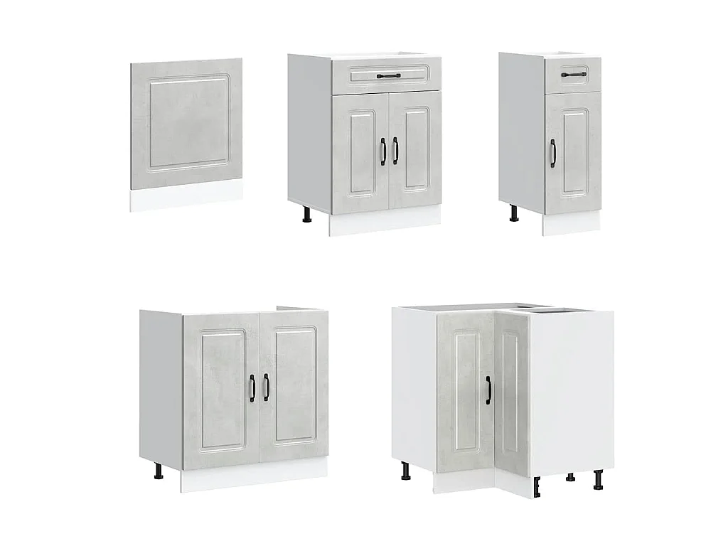 Ensemble d'armoires de cuisine 11 pcs Kalmar bois d'ingénierie