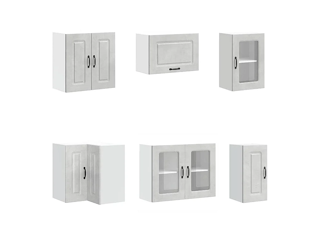 Ensemble d'armoires de cuisine 11 pcs Kalmar bois d'ingénierie