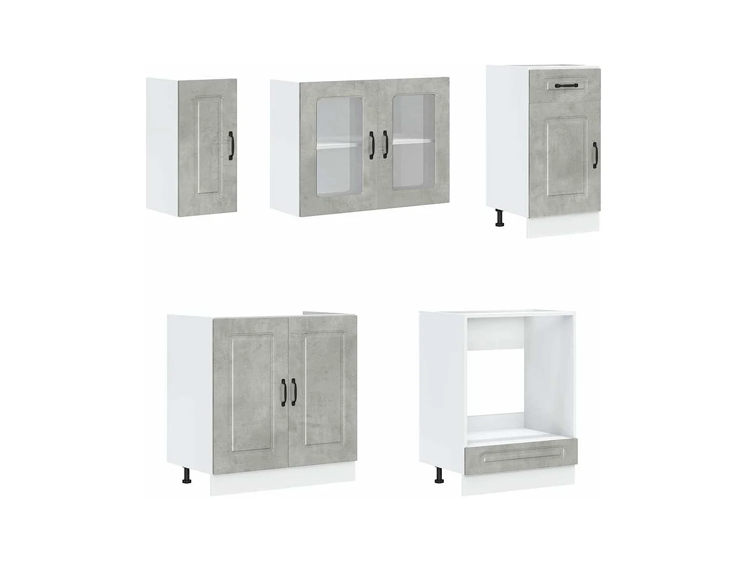 Ensemble d'armoires de cuisine 8 pcs Kalmar bois d'ingénierie