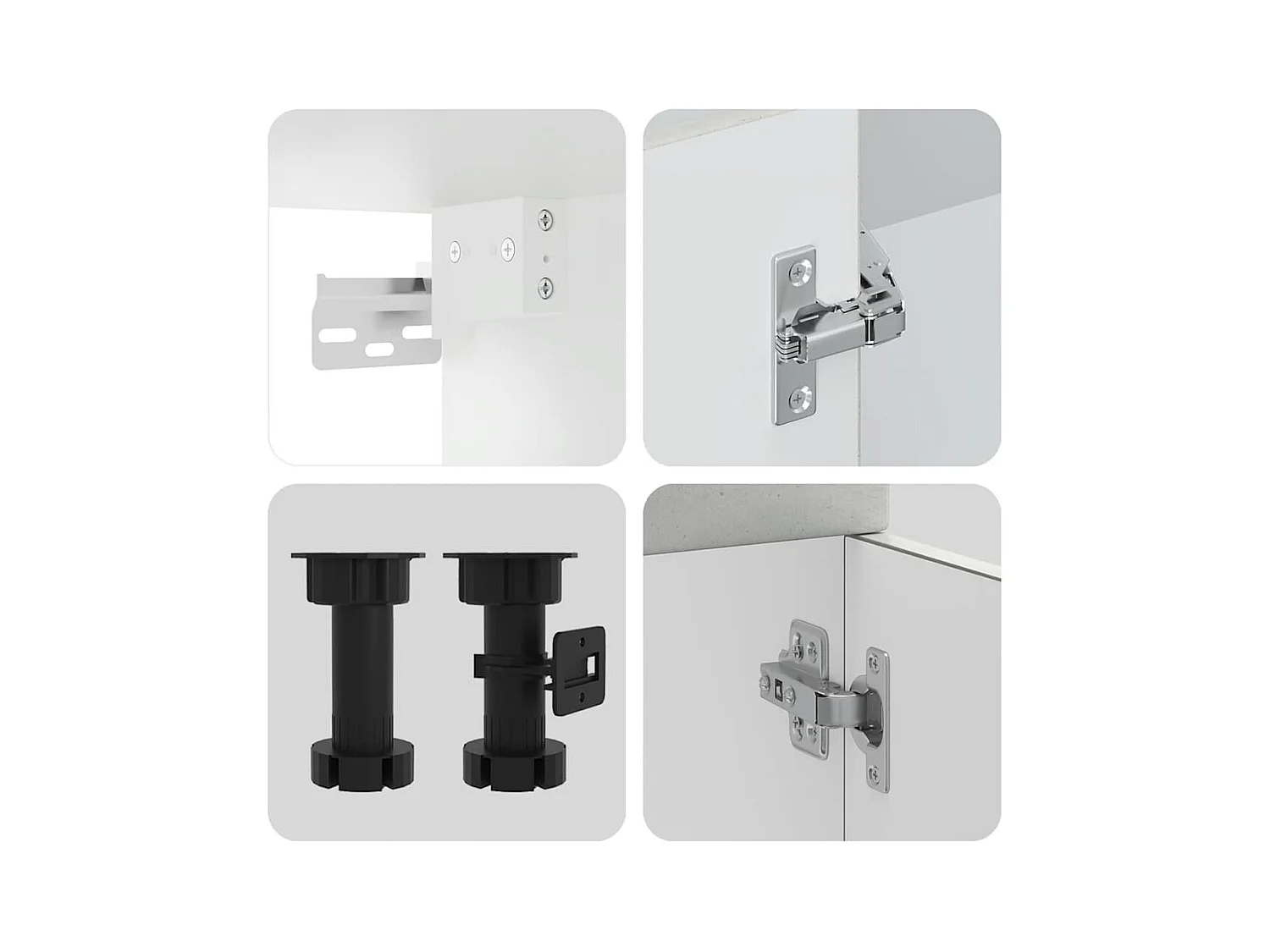 Ensemble d'armoires de cuisine 8 pcs Kalmar bois d'ingénierie