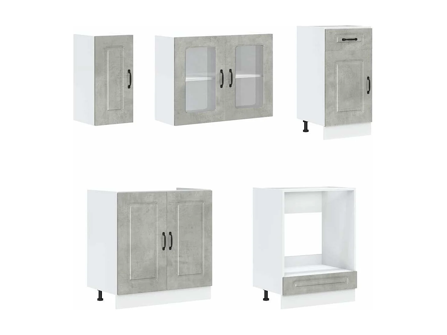 Ensemble d'armoires de cuisine 8 pcs Kalmar bois d'ingénierie