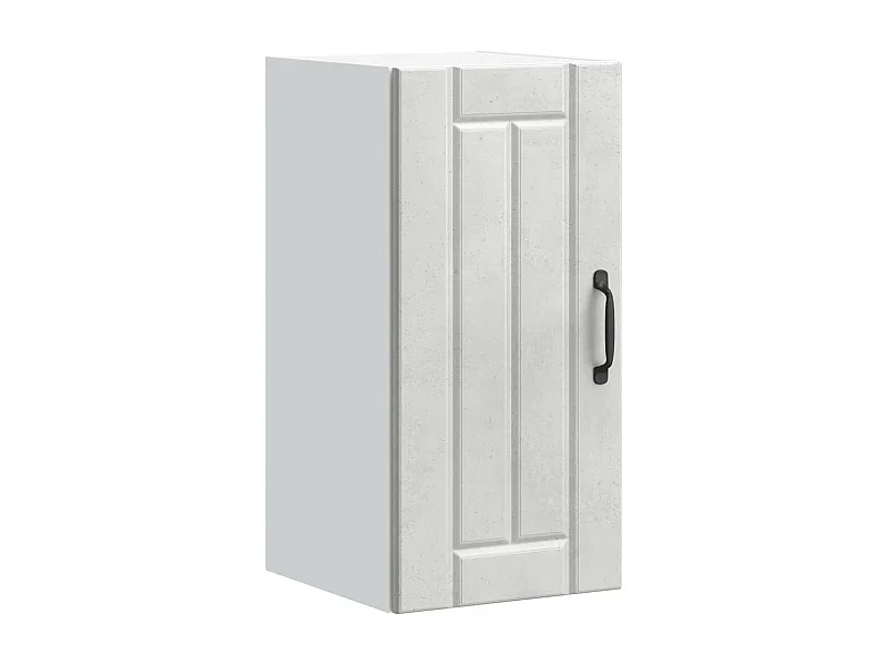 Keukenwandkast Lucca bewerkt hout betongrijs