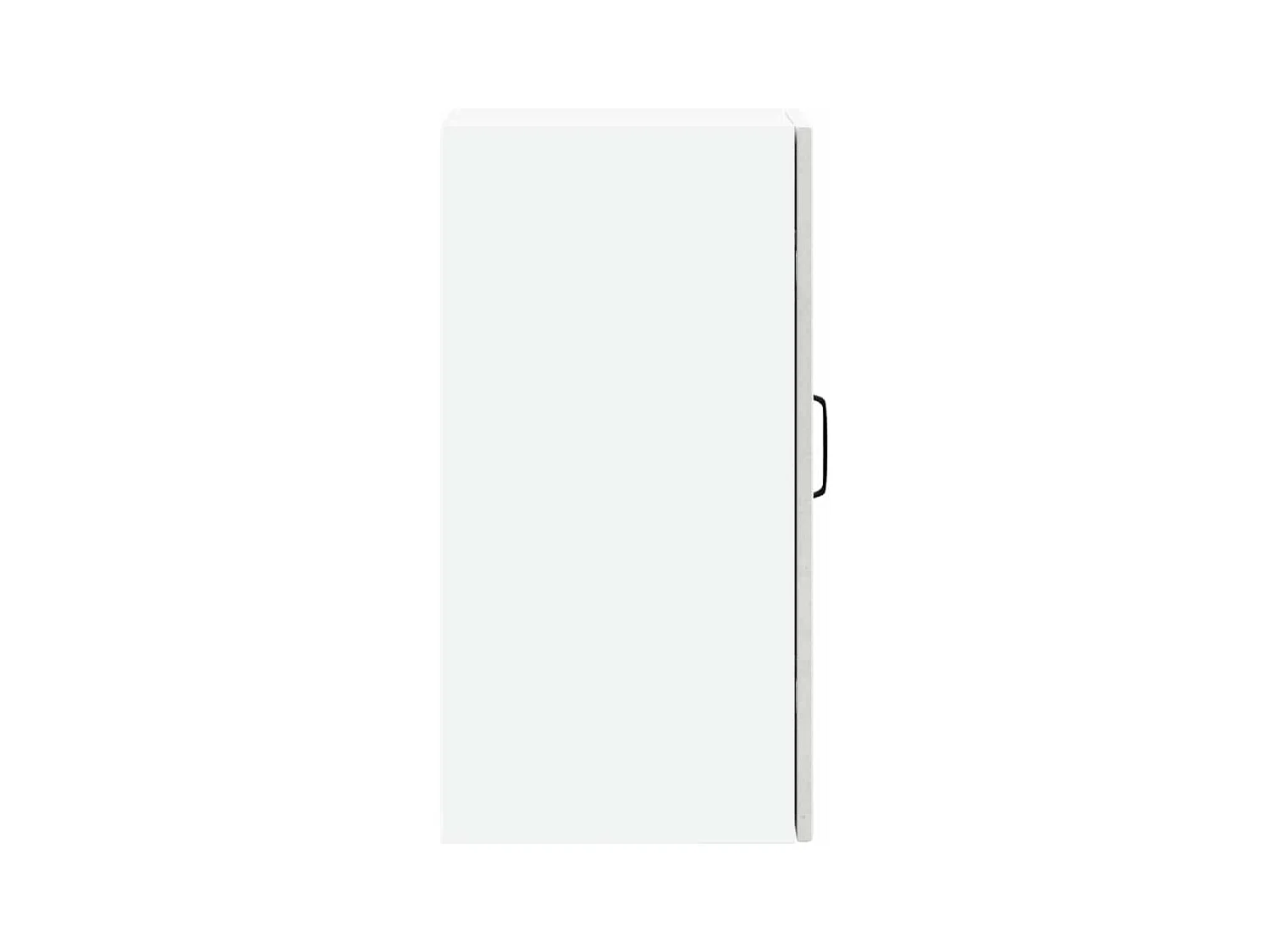 Armoire murale de cuisine Lucca gris béton bois ingénierie