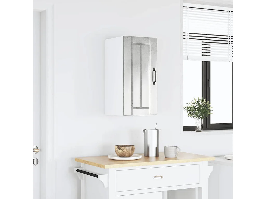 Küchen-Hängeschrank Lucca Betongrau Holzwerkstoff