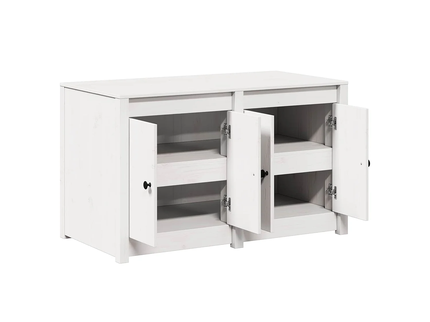 Armoire de cuisine avec étagère MEPPEL Blanc 106 x 55 x 64 cm
