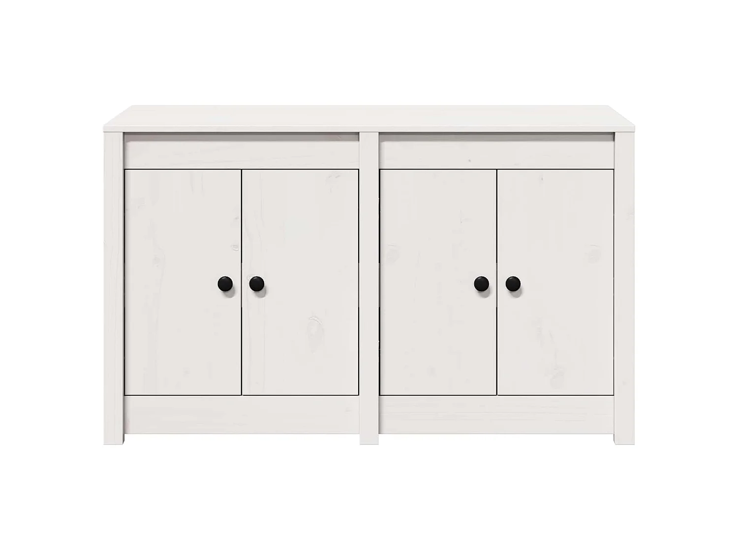 Armoire de cuisine avec étagère MEPPEL Blanc 106 x 55 x 64 cm