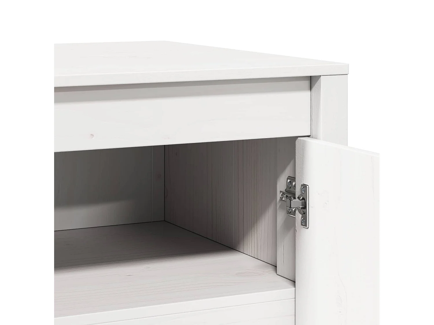 Armoire de cuisine avec étagère MEPPEL Blanc 106 x 55 x 64 cm