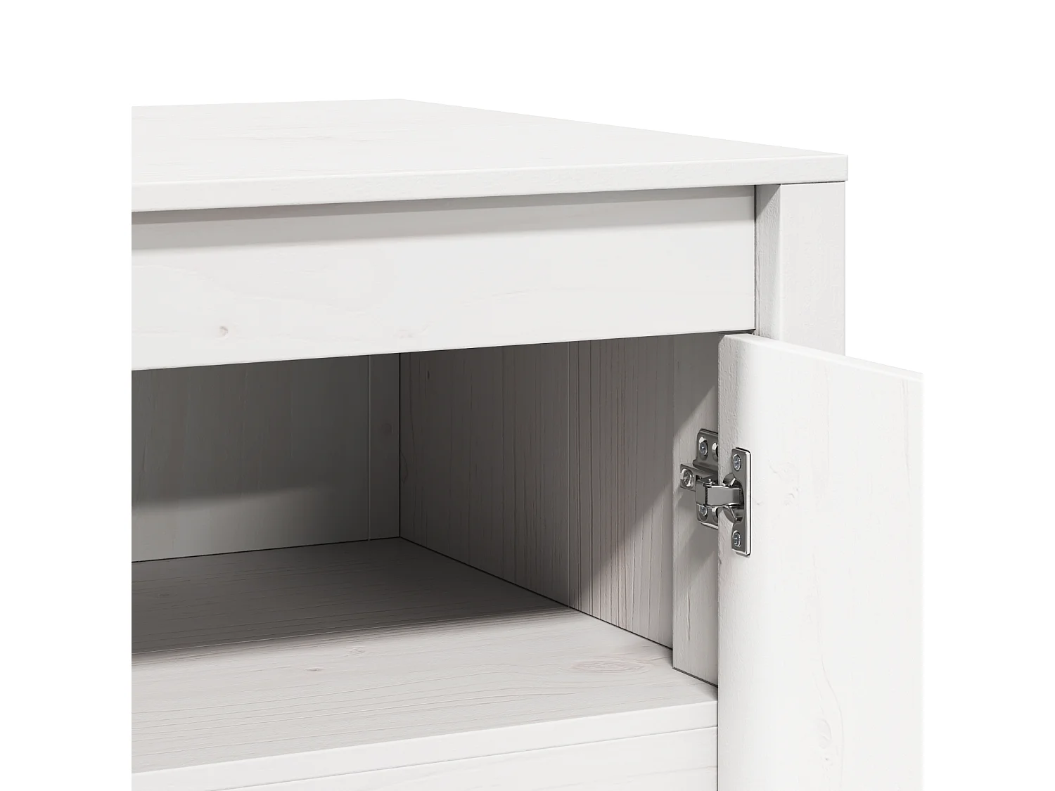 Armoire de cuisine avec étagère MEPPEL Blanc 106 x 55 x 64 cm