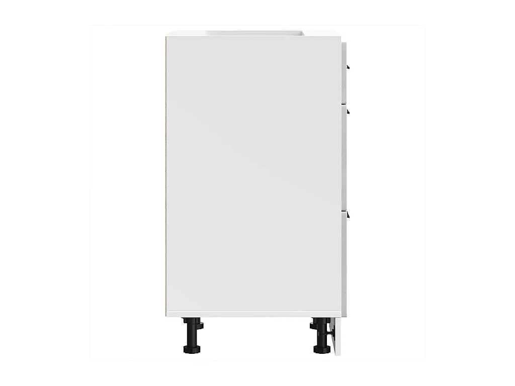 Armário base cozinha Porto derivados madeira cinzento cimento